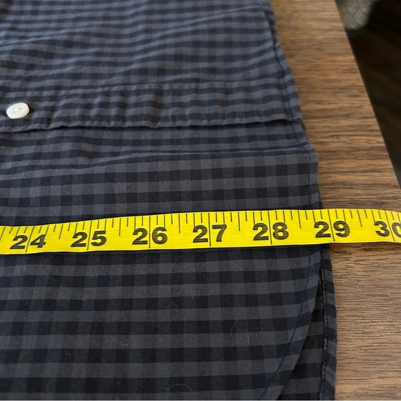 ❤️ J.CREW Men's Blue Checkered Shirt M - Picture 9 of 10